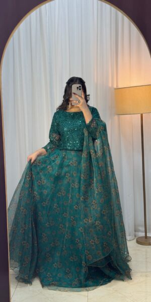 Zircon Zinc Lehnga Choli