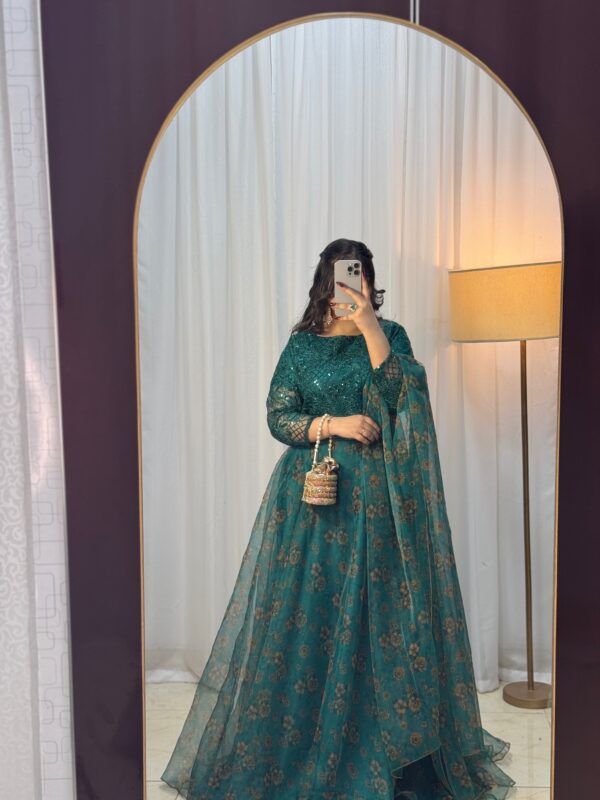 Zircon Zinc Lehnga Choli - Image 5