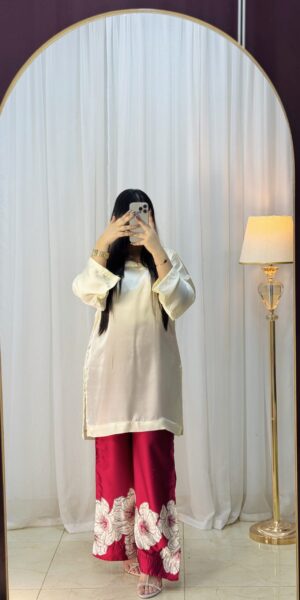 Printed Silk 2 Pieces