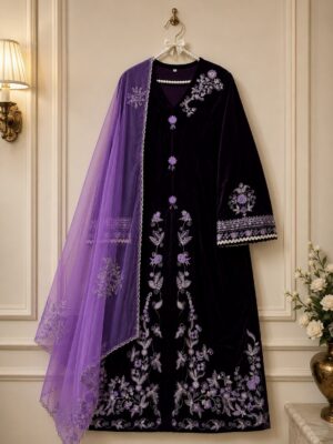 EMBROIDERED VELVET 25